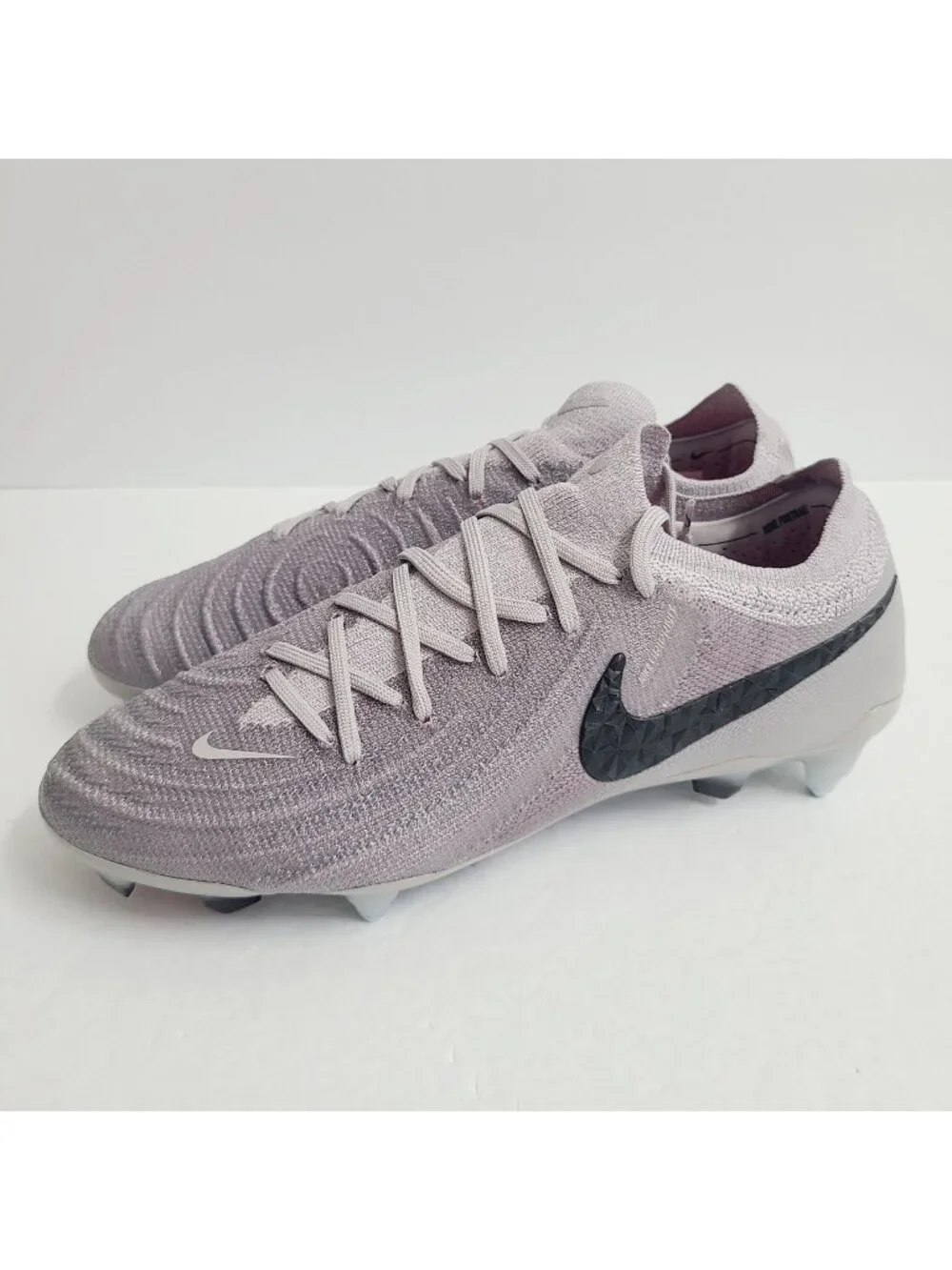 NEW Nike Phantom GX II Elite SG-Pro AC Soccer Cleats HF4356-001 Size 7 Gray